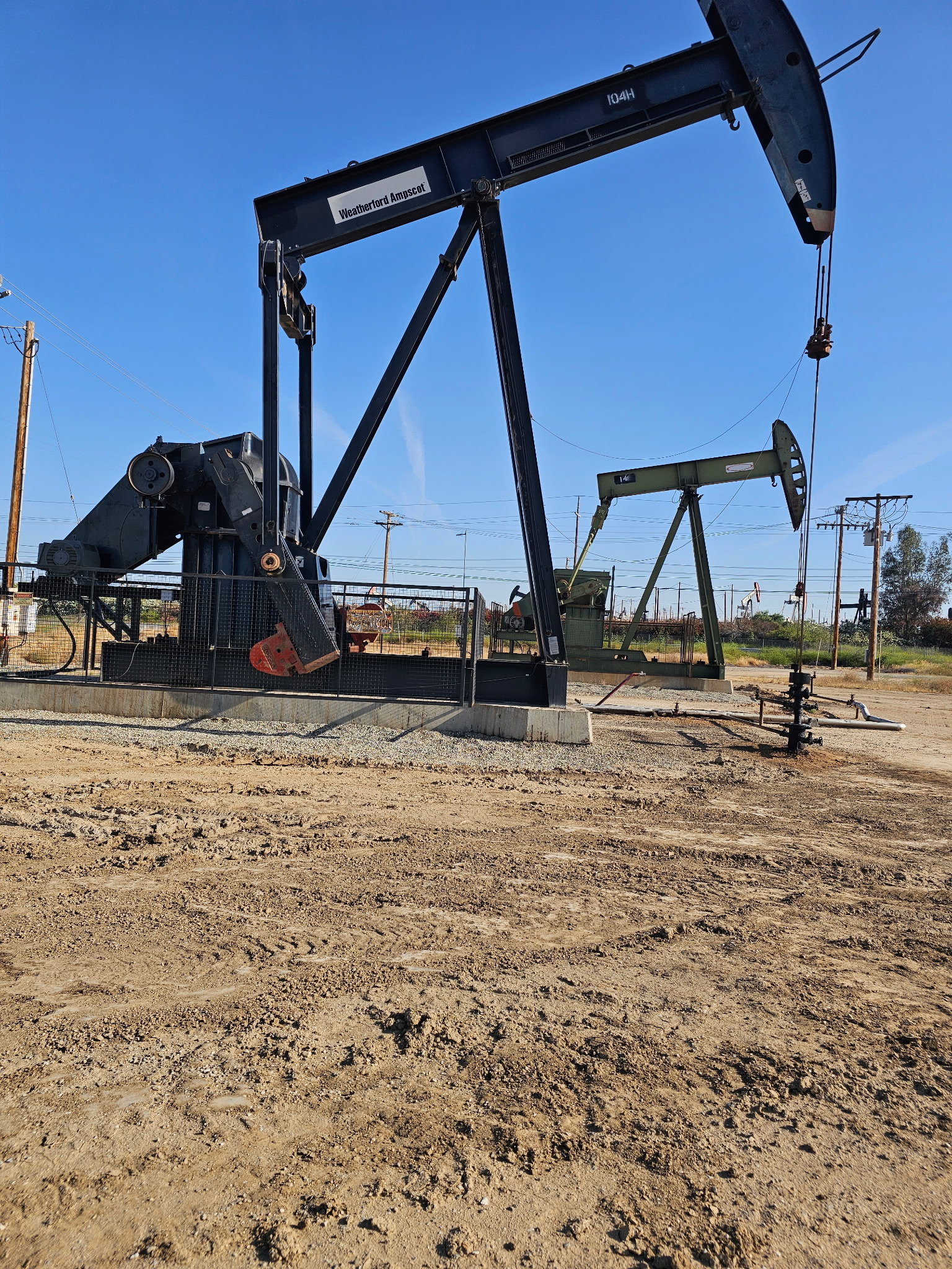 Oil Pumpjack Field